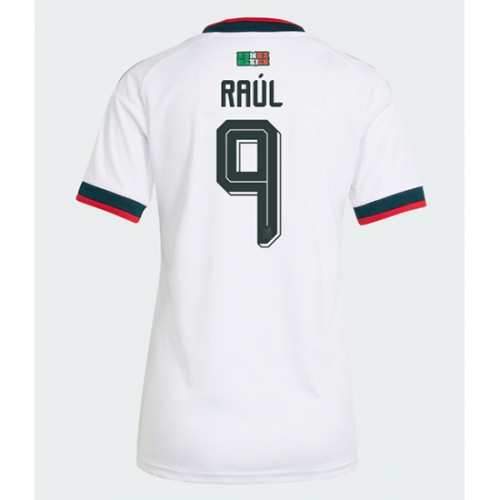 Stroje piłkarskie Meksyk Raul Jimenez #9 Koszulka Wyjazdowej dla damskie MŚ 2026 Krótki Rękaw